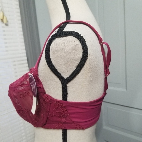 Cacique Cleavage Solution Unlined Lace Demi Bra - Picture 4 of 11